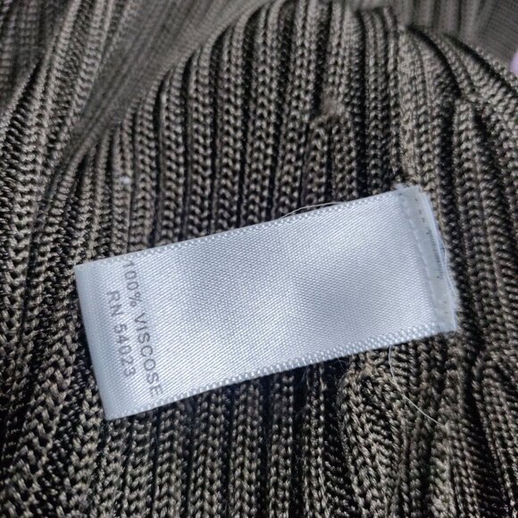 Banana Republic Olive Green Ribbed Long Cardigan Sweater Women's Size XS - Picture 6 of 9